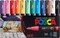 12 Posca Paint Markers, 1M Markers with Extra Fine Tips, Posca Marker Set of Acrylic Paint Pens | for Art Supplies, Fabric Paint, Markers for Art